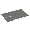 Typische Verlegung oder Einbausituation für den Artikel 6832 von WARCO - Fitness Active Floor System, Farbton Dunkelgrauer Granit in der Abmessung 97,1 x 97,1 × 1,8 cm.