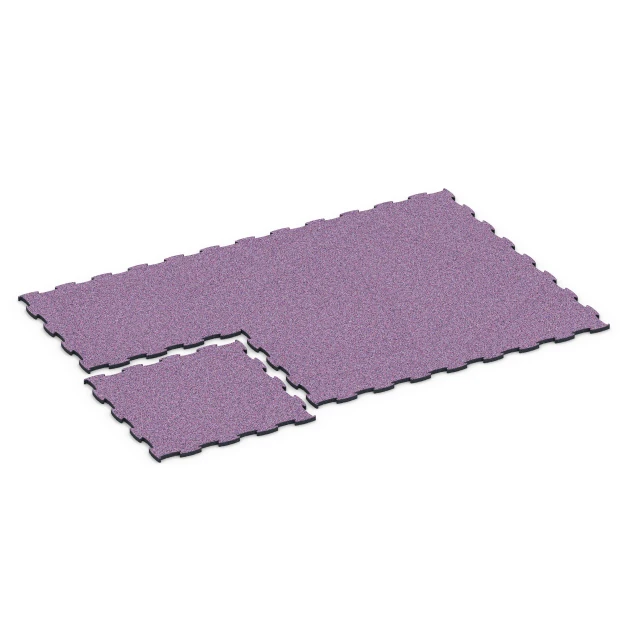 Typische Verlegung oder Einbausituation für den Artikel 6855 von WARCO - Fitness Active Floor System, Farbton Lavendel in der Abmessung 97,1 x 97,1 x 2,8 cm.