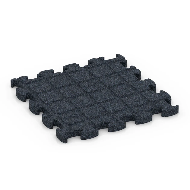 Typische Verlegung oder Einbausituation für den Artikel 6958 von WARCO - Fitness Premium Boden, Farbton Anthrazit in der Abmessung 28,9 x 28,9 x 1,8 cm.