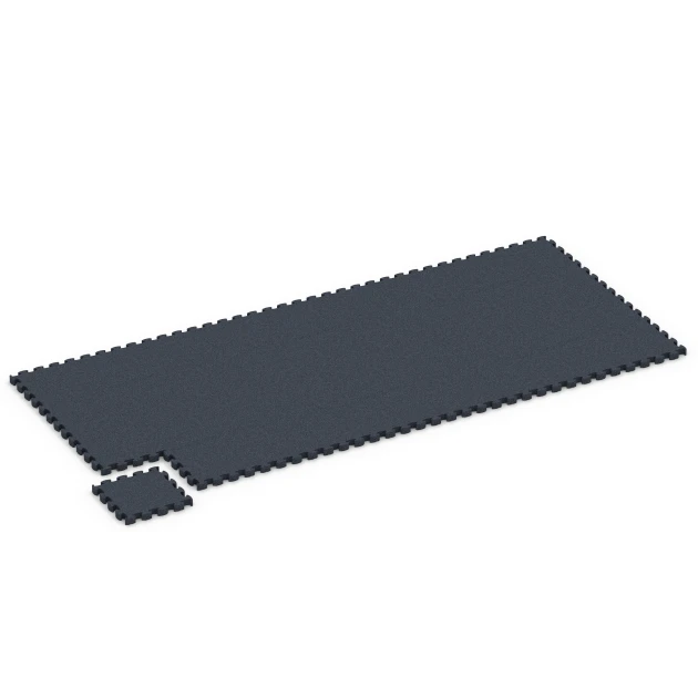 Typische Verlegung oder Einbausituation für den Artikel 6959 von WARCO - Fitness Premium Boden, Farbton Anthrazit in der Abmessung 28,9 x 28,9 x 2,8 cm.