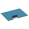 Typische Verlegung oder Einbausituation für den Artikel 7139 von WARCO - Outdoor-Fitnessboden, Farbton Atlantik in der Abmessung 60 x 60 x 3 cm | 0,36 m².