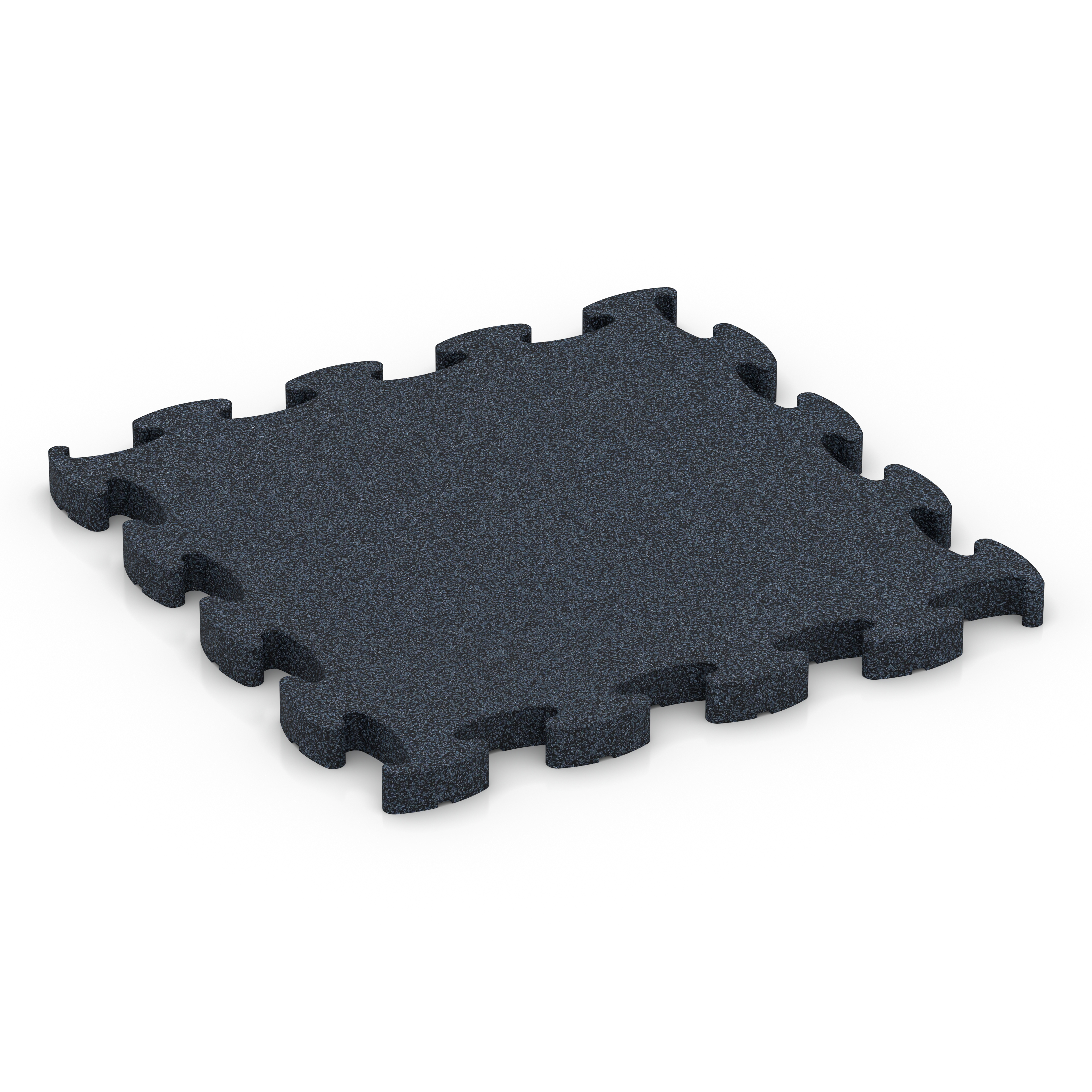 Fitness Premium Boden – Fitnessmatte, Gummifliese, Sportboden – 45,9 x 45,9 x 2,8 cm, Farbe Anthracite – stabile Randverzahnung mit Haarfuge, für