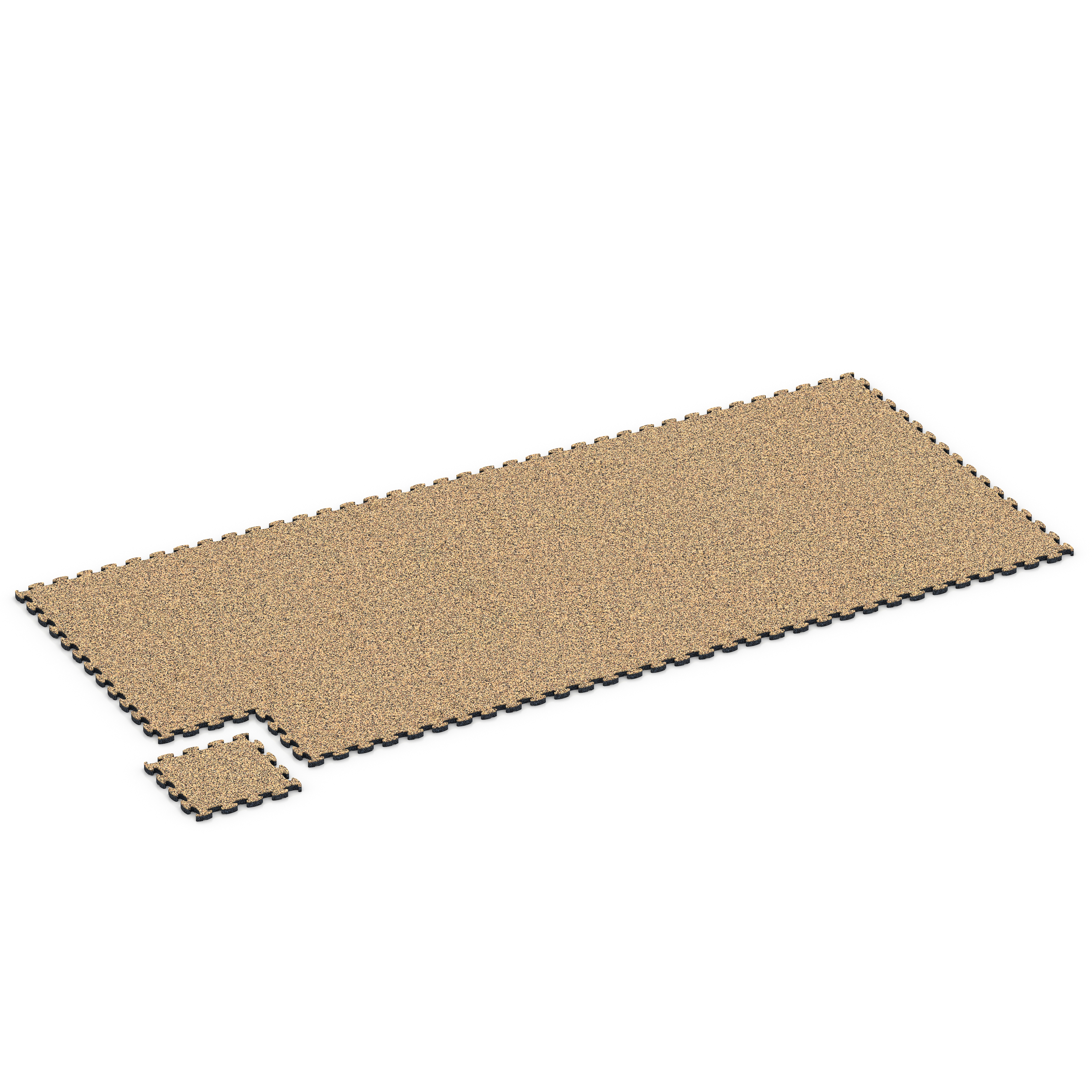 Poolumrandung – Schwimmbadumrandung, Poolrand, Farbe Rattan Lounge, 28,9 x 28,9 x 1,8 cm, Stärke bis über 10 cm mit Funktionsplatten – stabile, fast