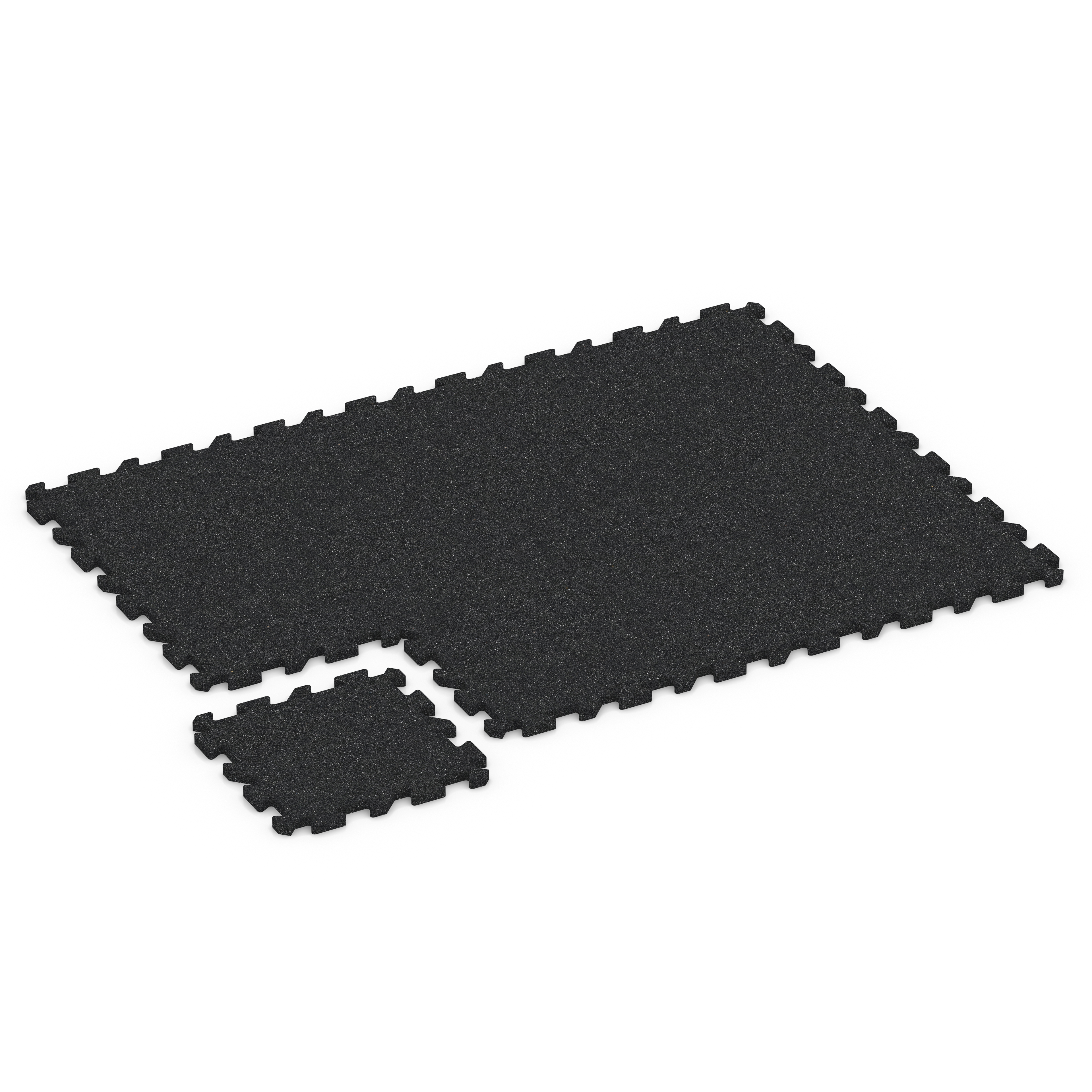 Fallschutzplatte – Fallschutzmatte für Spielplätze – 50 x 50 x 3 cm | 0,25 m², Farbe Anthrazit – Fallhöhe 100 cm (EN 1177), Puzzleverzahnung,
