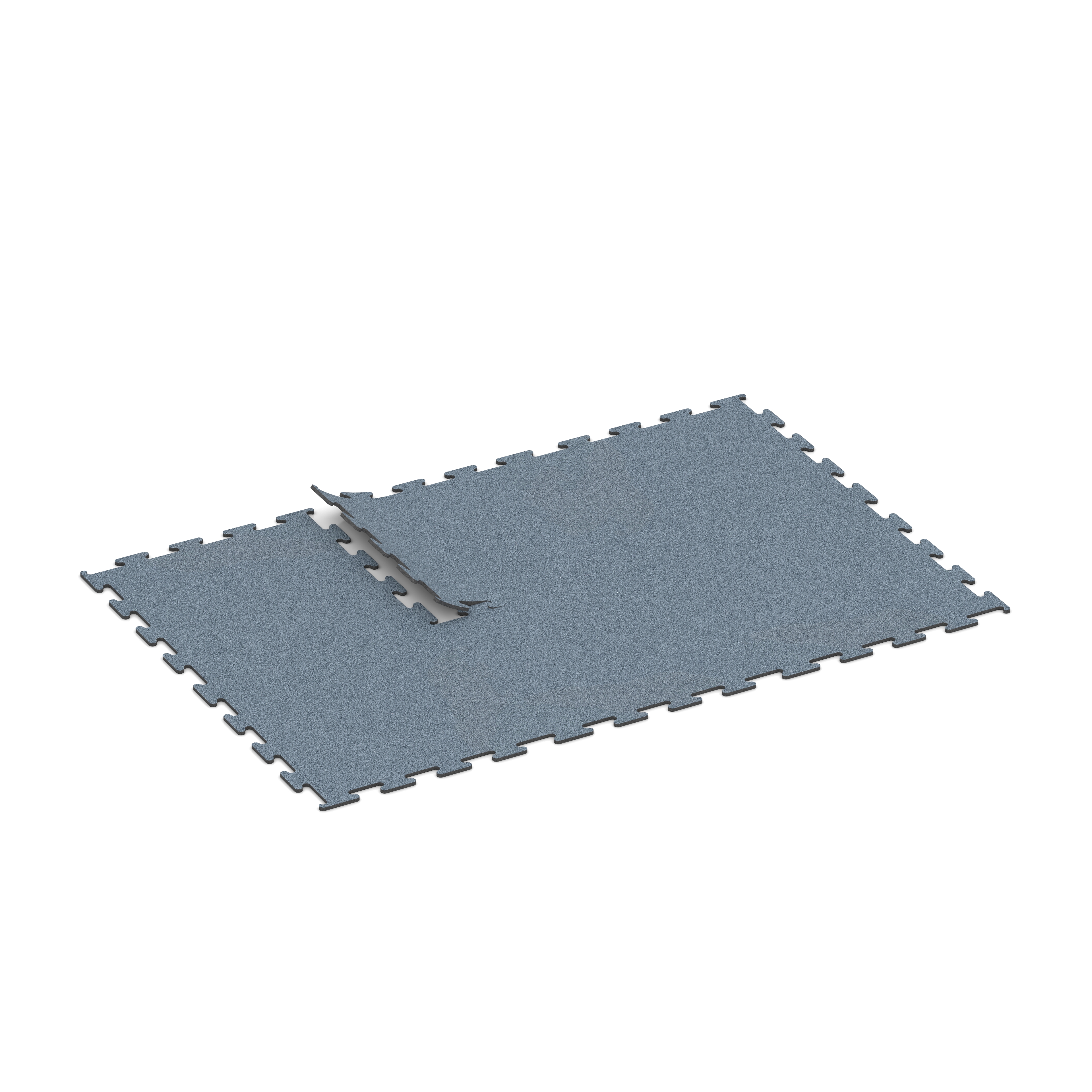 Fitness Performance Elite Trainingsboden – Fitnessboden, Sportboden, Gymboden, Trainingsmatte – 100 x 100 x 1,5 cm | 1,00 m², Farbe Aged silver |