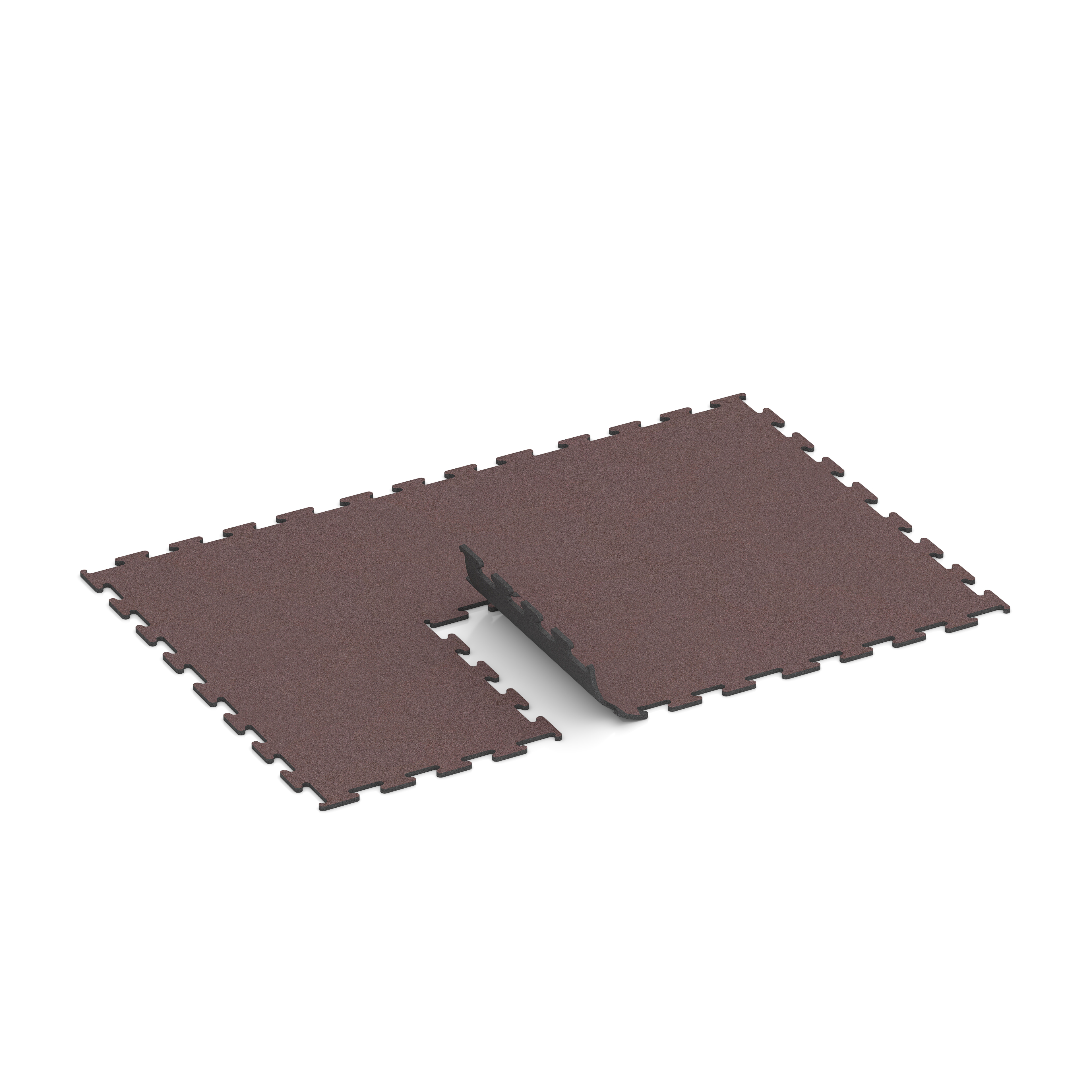 Fitness Performance Elite Trainingsboden – Fitnessboden, Sportboden, Gymboden, Trainingsmatte – 100 x 100 x 2 cm | 1,00 m², Farbe Mineral Red | Indoor
