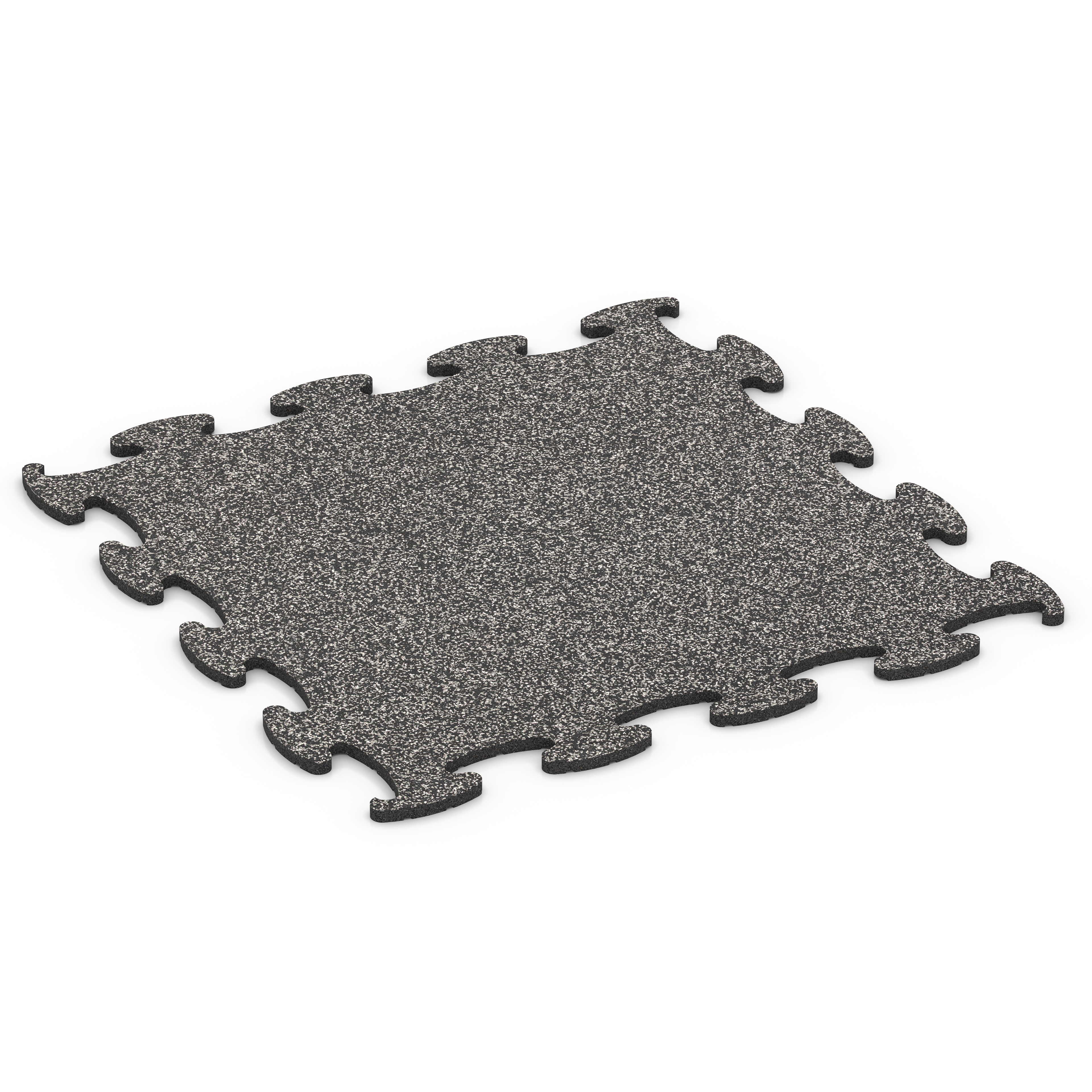 Hundesportboden Indoor – Agility-Hallenboden, Farbe Dunkelgrauer Granit, 97,1 x 97,1 × 1,8 cm, Stärke bis über 10 cm mit Funktionsplatten – stabile,