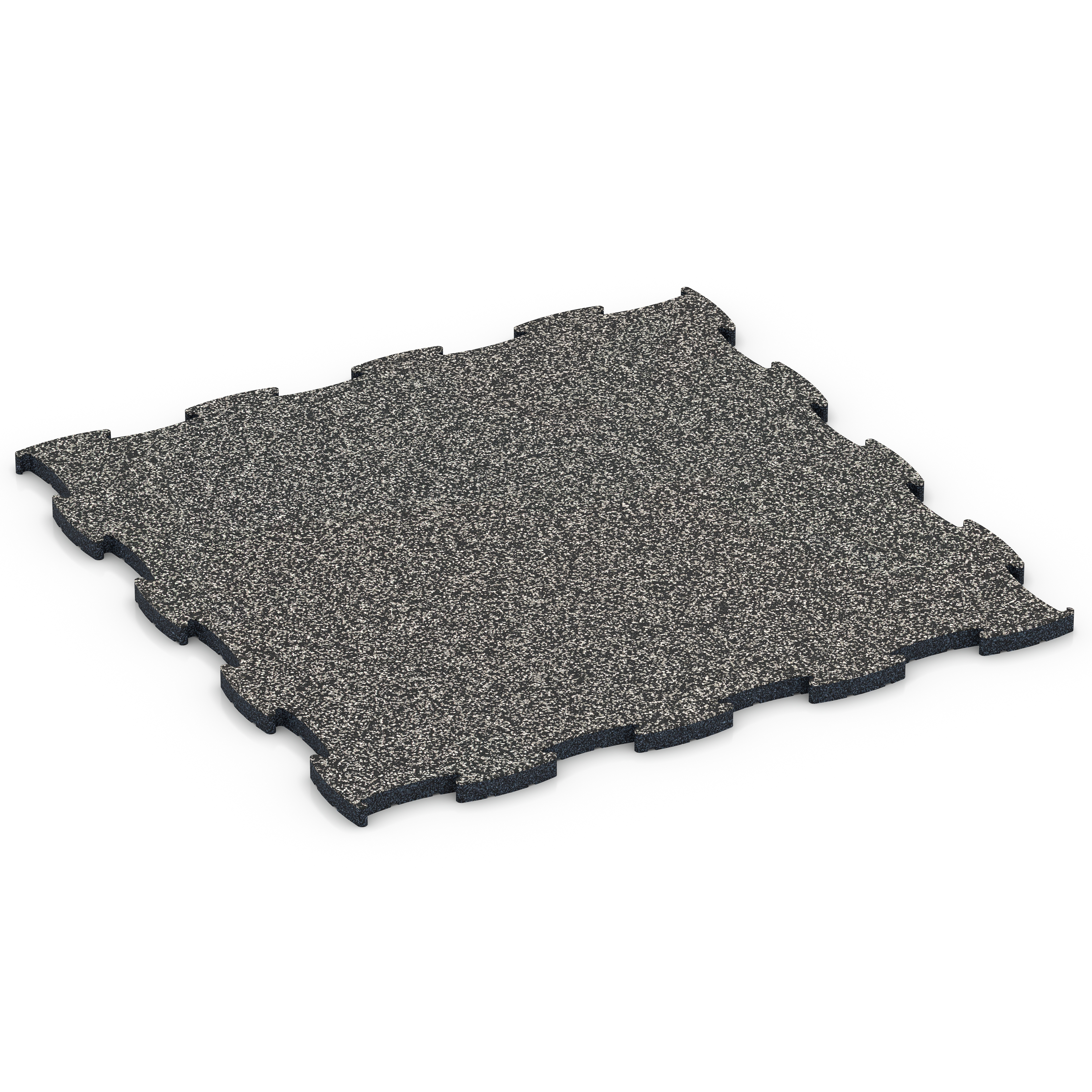 Fitness Active Floor System – Fitnessboden, Sportboden, Farbe Dunkelgrauer Granit, 97,1 x 97,1 x 2,8 cm, Stärke bis über 10 cm mit Funktionsplatten –