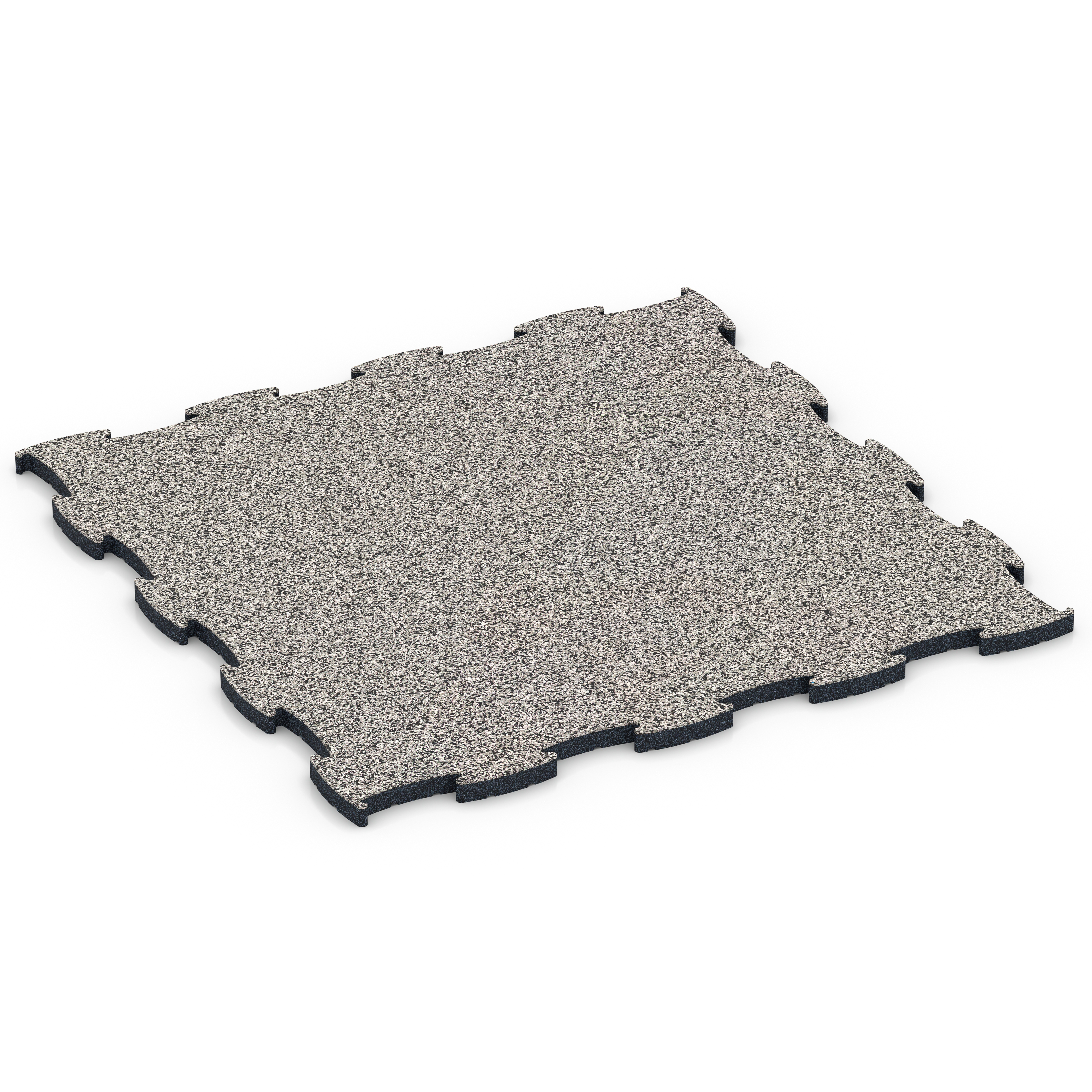 Fitness Active Floor System – Fitnessboden, Sportboden, Farbe Grauer Granit, 97,1 x 97,1 x 2,8 cm, Stärke bis über 10 cm mit Funktionsplatten –